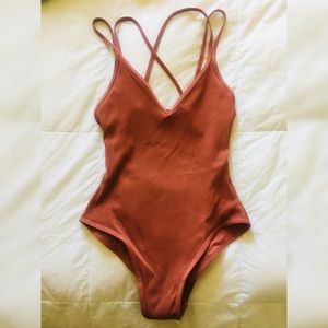 L*Space Dakota One-Piece Swimsuit - Sahara, Size 4